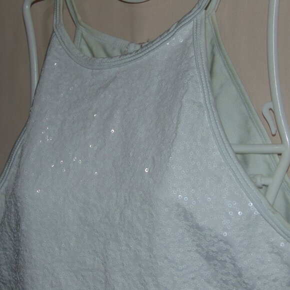Revolution Dancewear White Sequin Leotard MA - Picture 2 of 8